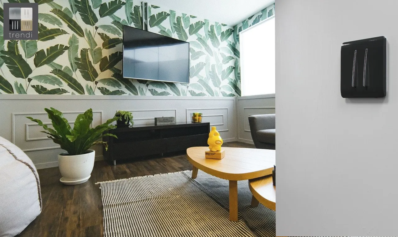 2 Gang 2 Way 10 Amp Rocker Charcoal ART-SS4CH  Trendi Charcoal